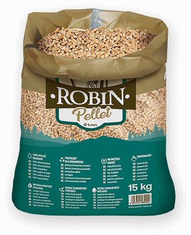 worek pelletu opałowego Robin do kupienia w Tychach lub sklepie internetowym